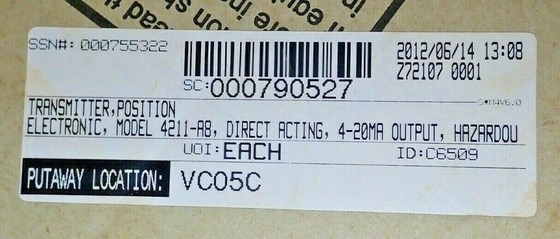 4211 4200-305-24467 новый оригинал, электронный передатчик положения 30V-DC, бренд Fisher.