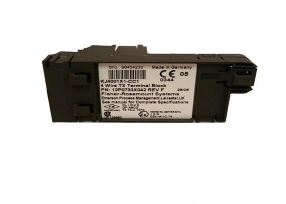 Модуль резервного источника питания Emerson DeltaV KJ4001X1-CC1 12P0733X032 4-проводной клеммный блок TX