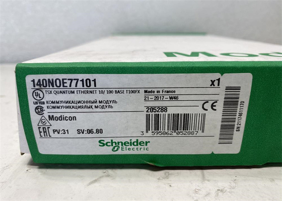Schneider Modicon Quantum PLC 140NOE77101 МОДУЛЬ ETHERNET 10/100 BASE