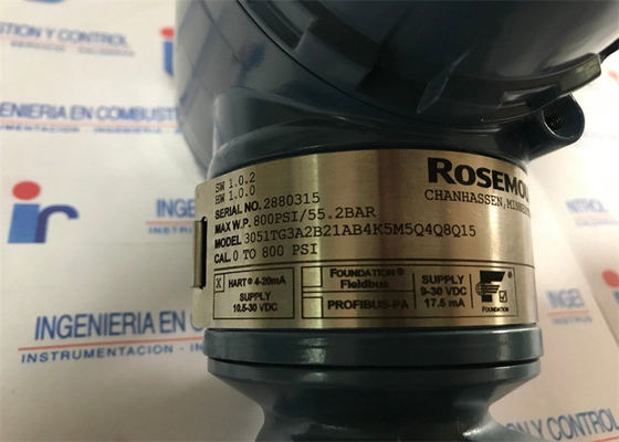 Датчик Rosemount 3051TG линейного давления 3051TG3A2B21AB4 от 14,7 до 800 фунтов на квадратный дюйм