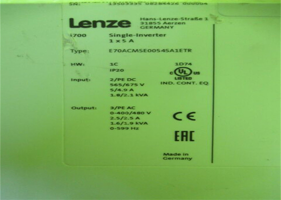 Lenze E70ACMSE0054SA1ETR Сервоинвертор I700 ОДИН ИНВЕРТОР ВСТРОЕННАЯ ТЕХНИКА