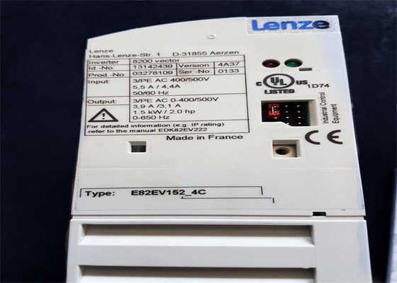 Lenze E82EV152K4C ВЕКТОРНЫЙ ПРЕОБРАЗОВАТЕЛЬ ЧАСТОТЫ 5,5/4,4 АМП 50/60 ГЦ