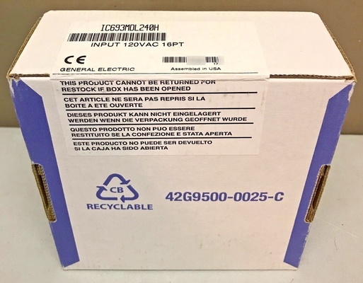 GE FANUC SERIES 90-30 ПИТАНИЕ МОДУЛЬ ЦИФРОВОГО ВВОДА-ВЫВОДА 120 В перем. тока IC693MDL240