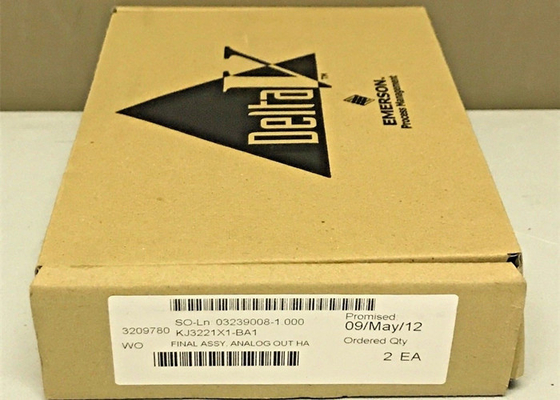 Emerson Kj3221x1-Ba1 Ve4005s2b1 Новая аналоговая выходная карта Deltav