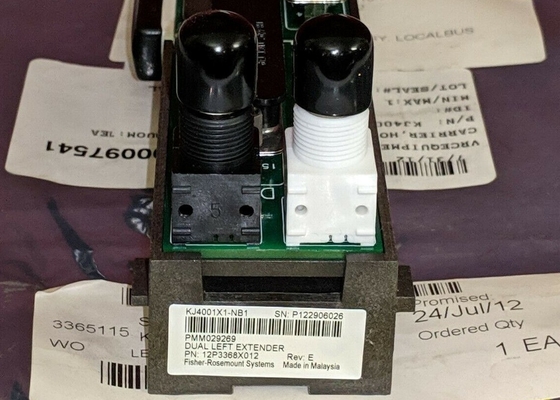 Наполнитель 8 Amp 12,6 VDC Localbus наполнителя кабеля EMERSON KJ4001X1-NB1 двойной левый
