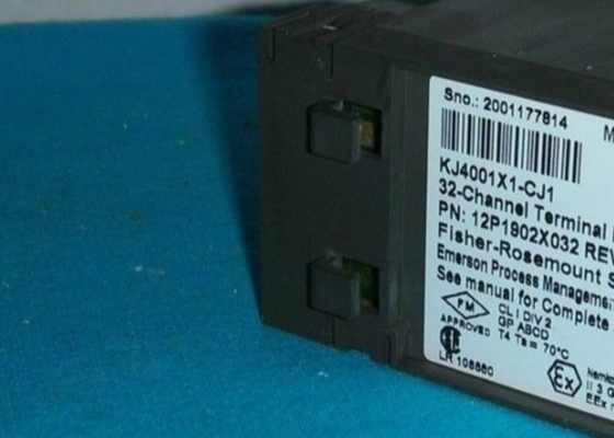 EMERSON KJ4001X1-CJ1 Клеммный блок на 32 канала 30 В постоянного тока, пиковое значение 1 мм, 150 Гц