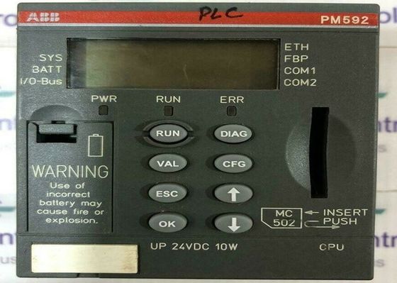Локальные сети регулятора 4MB логики PLC PM592-ETH 1SAP150200R0271 AC500 Programmable