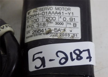 МОТОР СЕРВОПРИВОДА 3000РМП АК сигмы ИИ 0.91А 100В ИАСКАВА СГМАХ СГМАХ-01ААА41-И1