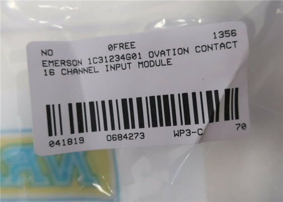 Модуль вход-выхода Эмерсон Вестингауза модуля входного сигнала ПЛК 1К31234Г01 сетноой-аналогов