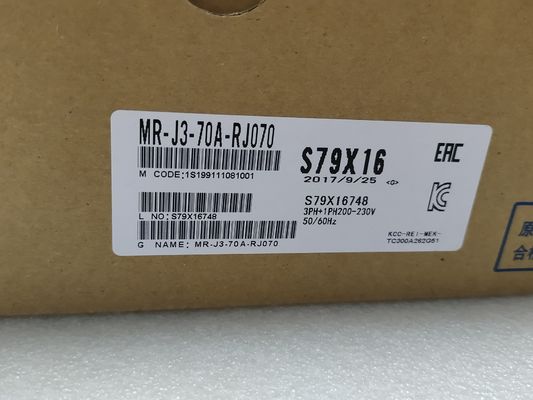 Mitsubishi AC Drive Motor Drive MR-J3-70A-RJ070 3ph+1ph200-230V 50/60HZ 2kg 750KW